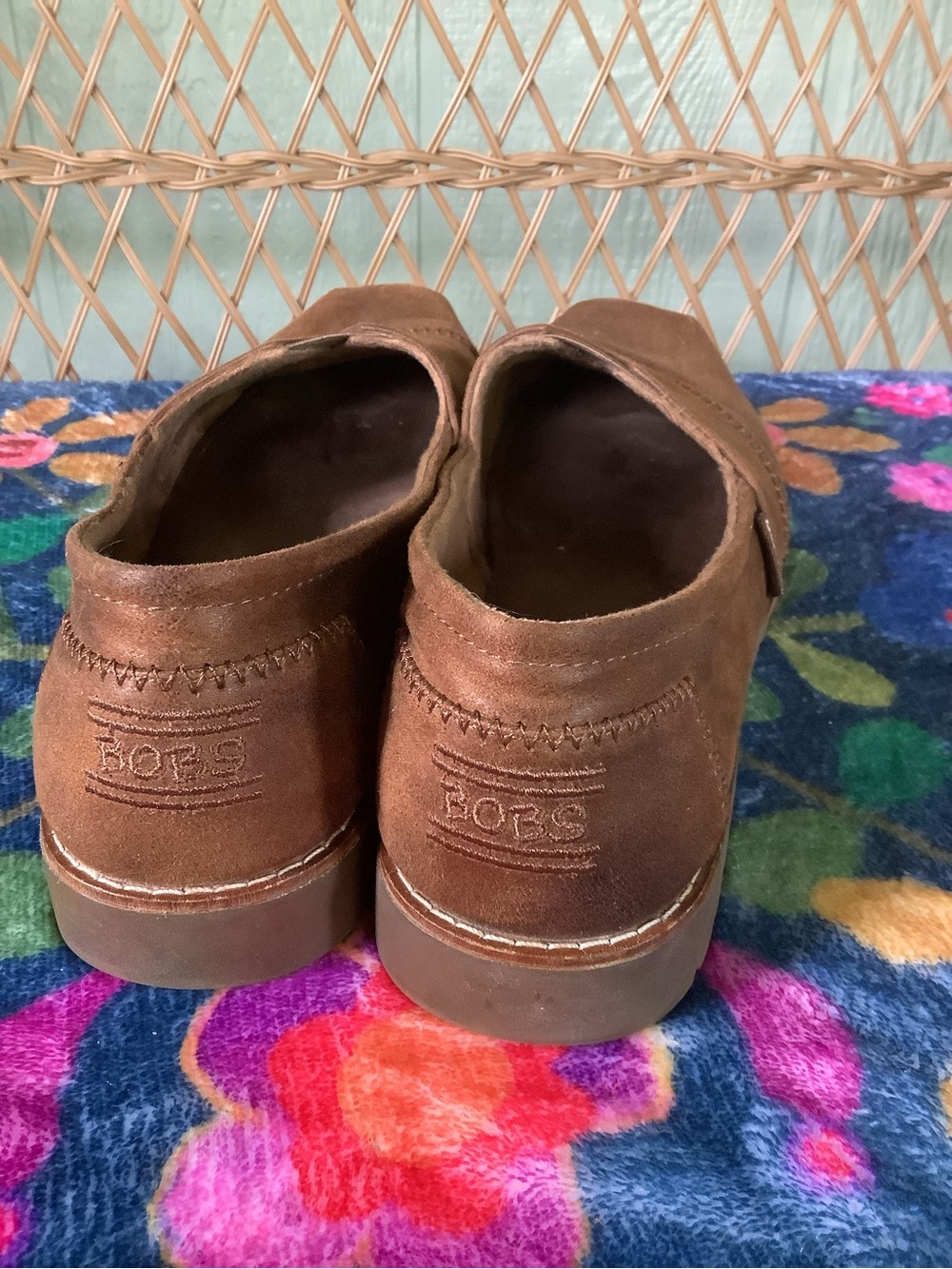 Bobs from Skechers Size 8 Chill Lugs brown slip on shoes - Picture 5 of 11
